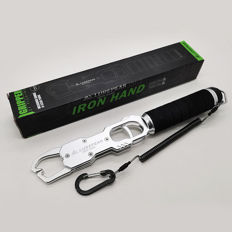 Lure Fish Controller with Scale Aluminum Alloy Fish Gripper Multifunctional Large Fish Clamp Pliers Lure Pliers