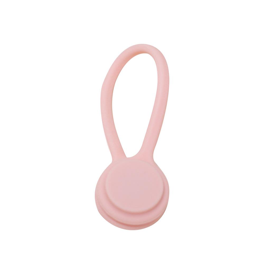 Silicone Cable Organizer: Simple, Solid Color for Desktop, Headphones, and Charging Cables