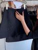 2025 New High-Waisted Shiny Bootcut Woolen Shorts for Women - Autumn/Winter Fashion