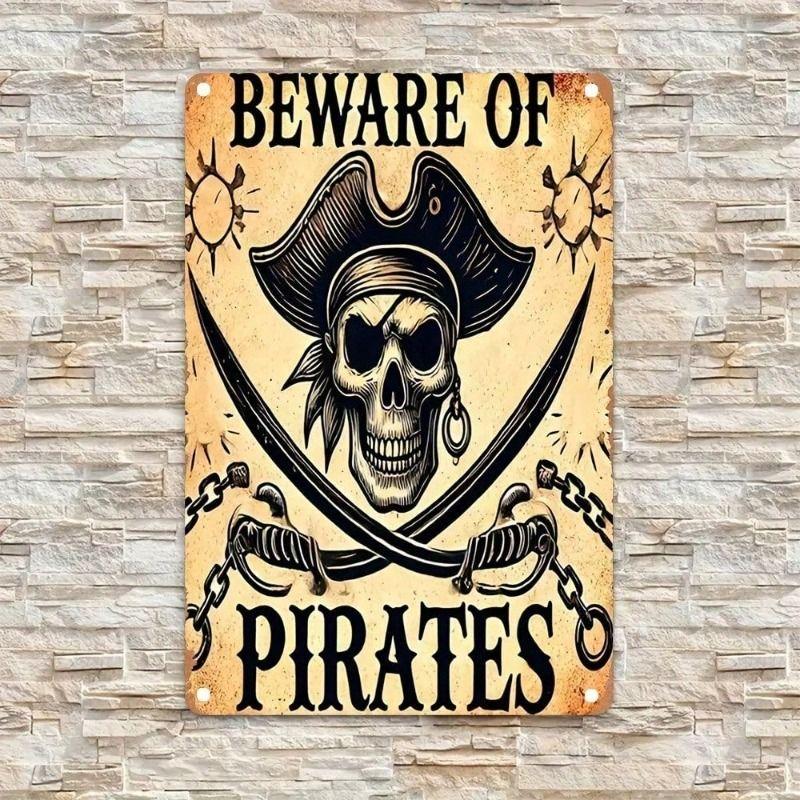 Retro Rectangular Metal Sign 20x30cm Vintage Wall Decor for Home Garden