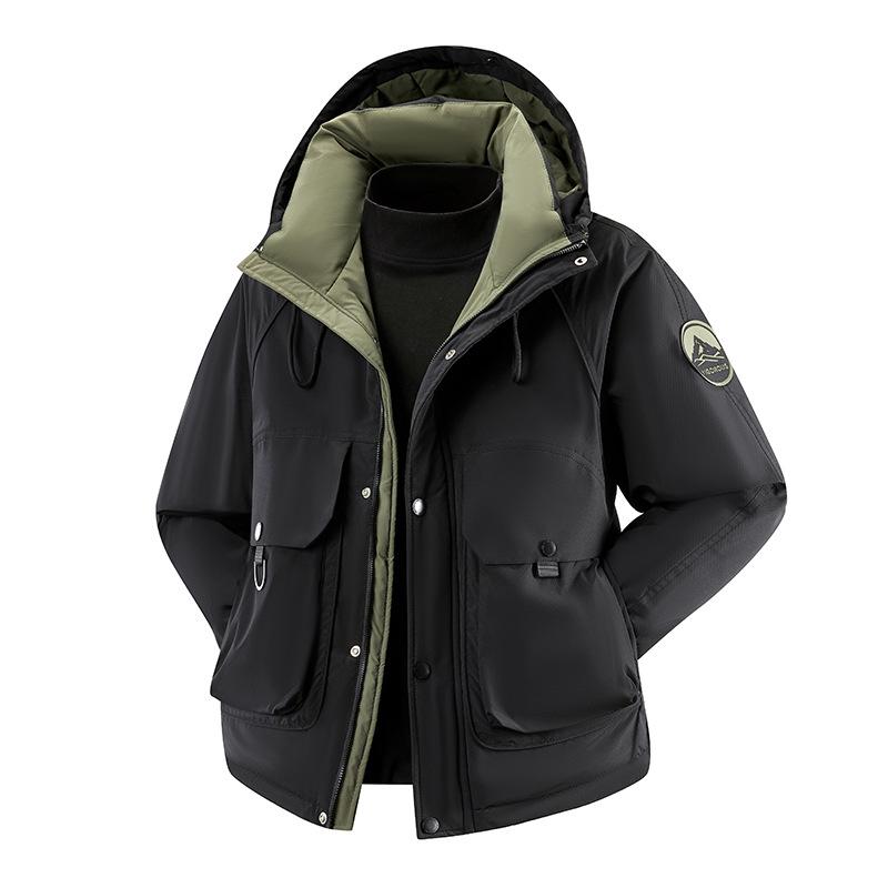 50% Down Hooded Ski Jacket - Trendy, Business Casual & Outdoor Warmth