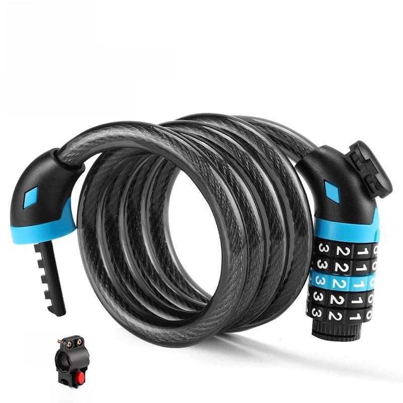 Bicycle Lock With Password Code For Mountain And Road Bikes Security
