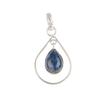 Natural Sodalite Gemstone 925 Sterling Silver Jewelry Handcrafted Pendant 1.60" PP-3-28