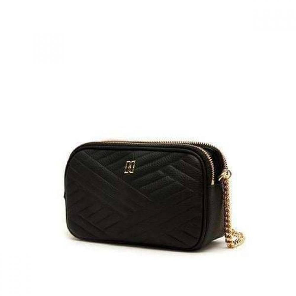 

Daks Black Carlisle Embossed Leather Golddd Double Zipper Crossbody Bag Dcwa6e21 Single option