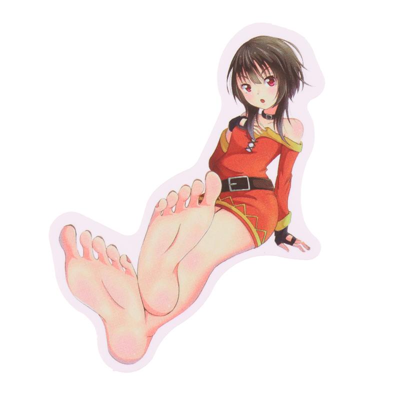 50 szt. Anime Sexy Foot Girl naklejki na laptopa etui na telefon gitara samochód deskorolka dekoracja