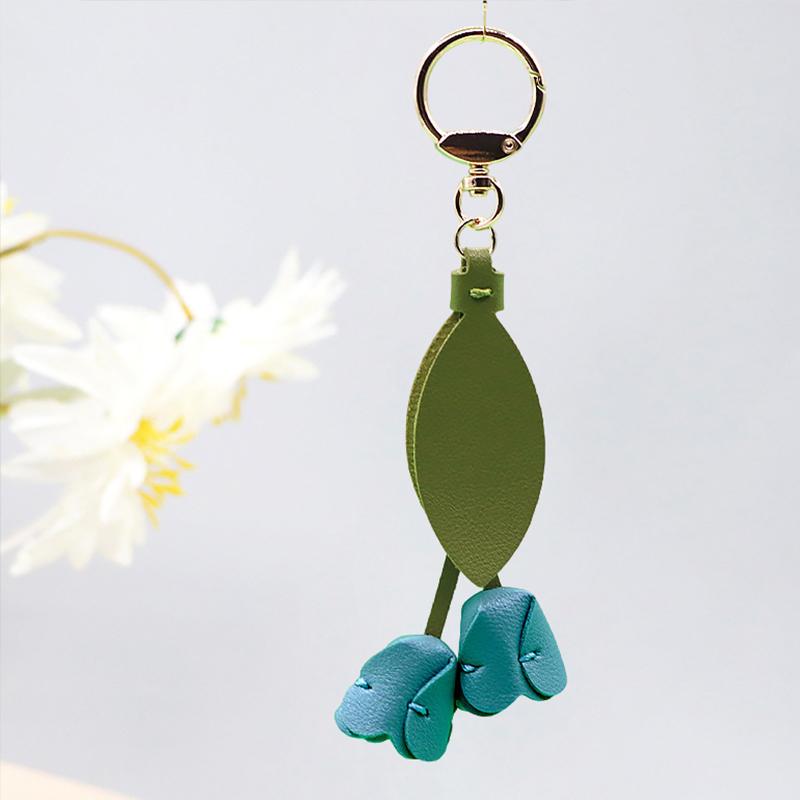 1PC Tulip Shape Clothing Accessories Ornament Exquisite Mobile Phone Pendants High-End Bag Pendants Fashion Multicolor