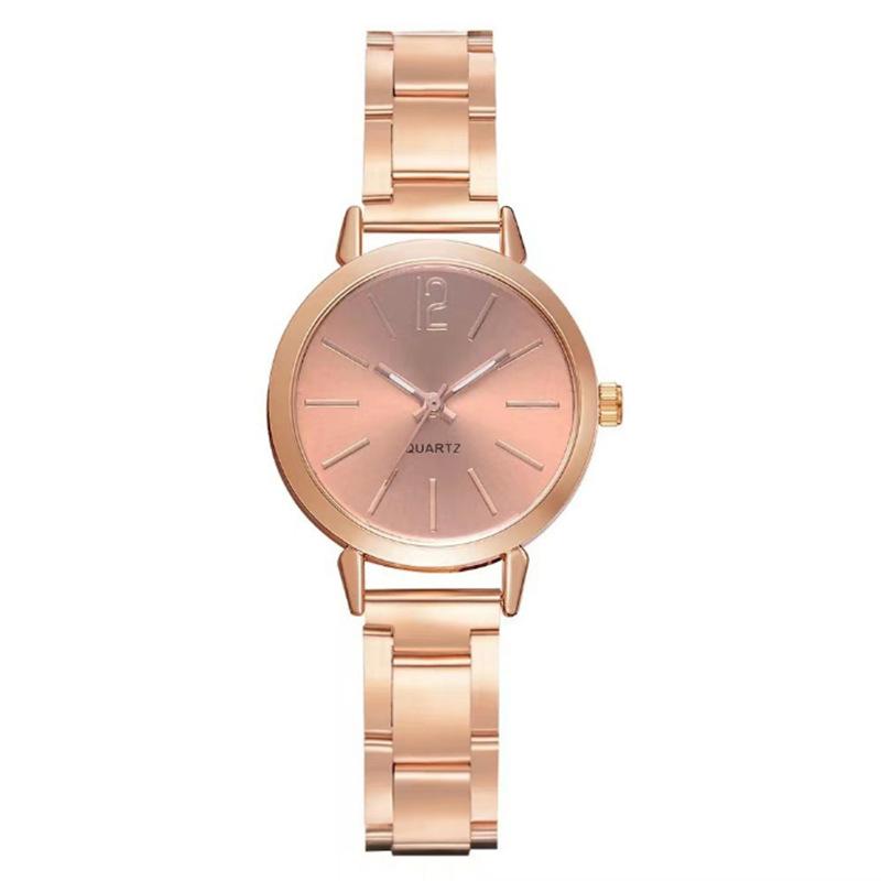 The white moonlight steel band quartz ladies' watch is a bestseller with a simple and fashionable style on Instagram