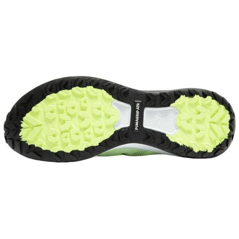 Puma Fast-Trac Nitro Men Comfort Fabric Anti-slip Wear-resistant Low Top Casual Running Shoes Green Black 377044-08