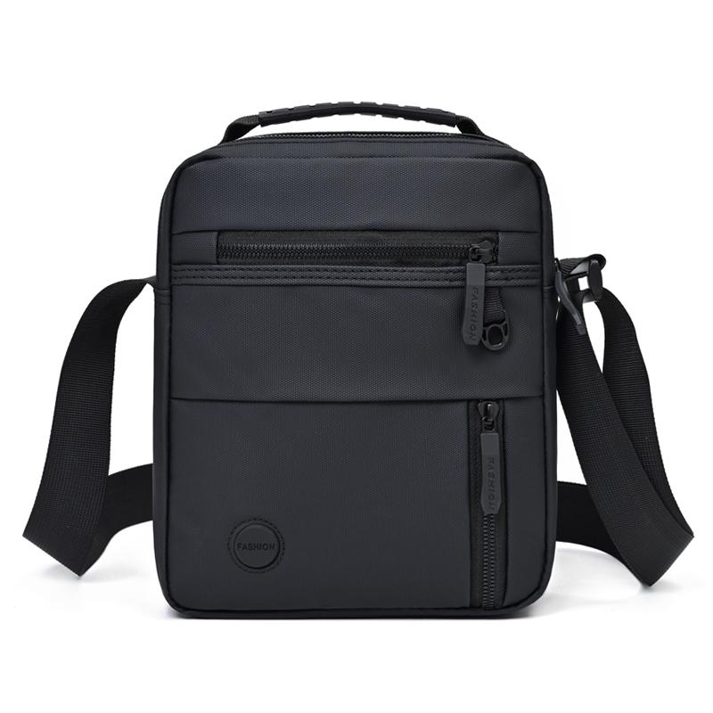 Men's Crossbody Bag - Multi-Compartment Business Shoulder Bag with Adjustable Strap, Compact Design for Travel & Everyday Use
