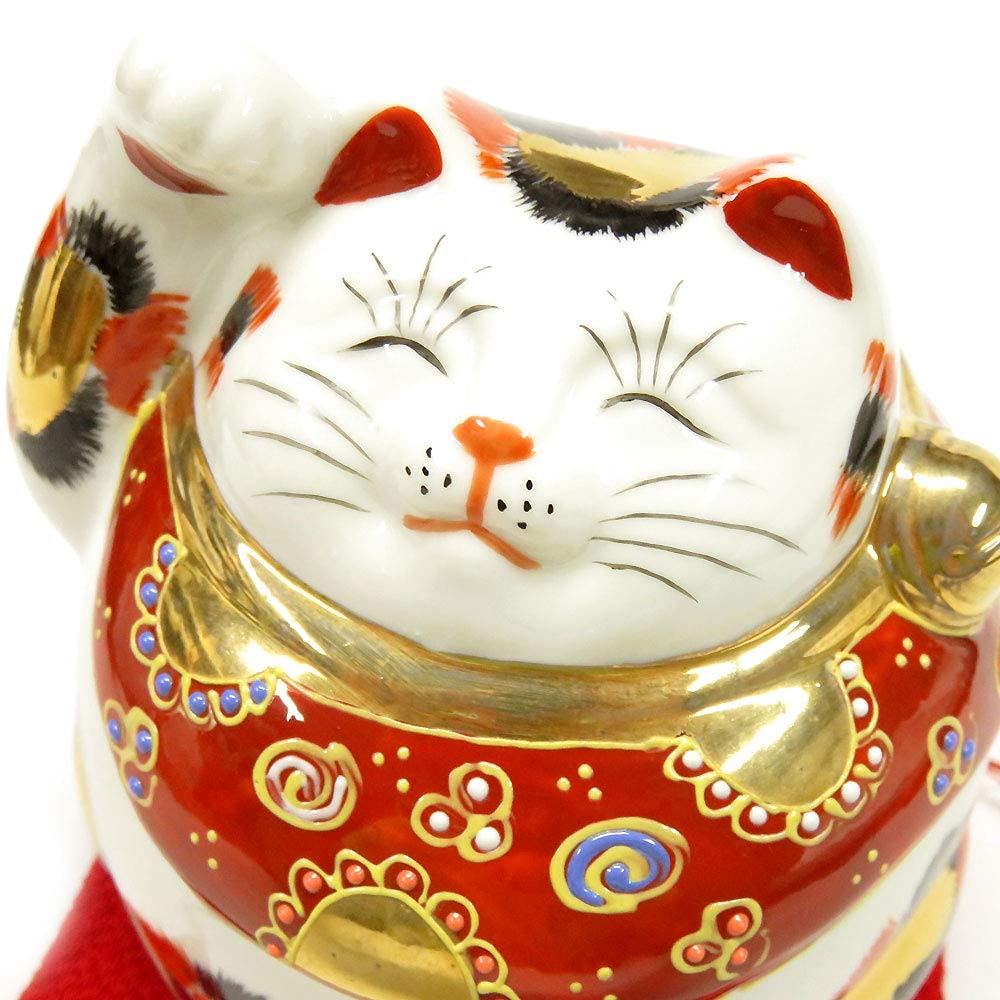 Cute Kutani Ware Figurine by Waza no golden Feng good luck interior Perfect as a birthday store opening housewarming 60th birthday 70th birthday 77th