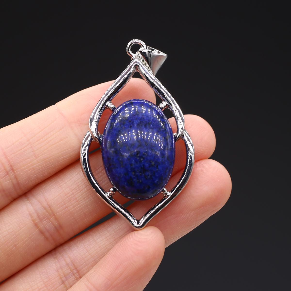 

Натуральный полудрагоценный камень, хрустальная подвеска, розовый кварц, малахит, аметист, лазурит, малазийский нефрит, бирюза, подвески для изготовления ювелирных изделий своими руками 28x54mm