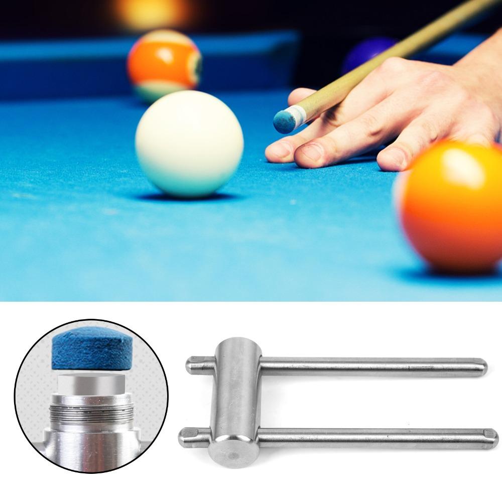 

Stainless Steel Cue Tip Press Tool Firm Compression Billiard Tip Press Enhanced Precision