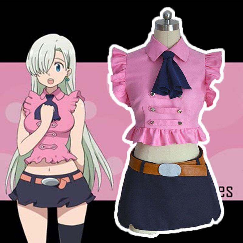 Elegant Elizabeth Liones Uniform Cosplay Costume Set With Exquisite Workmanship And Perfect Stitches