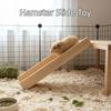 New Wooden Material Pet Staircase Durable Stucture Extra Long Hamster Slide Toy Slide Function Cage Decoration Pet Supplies