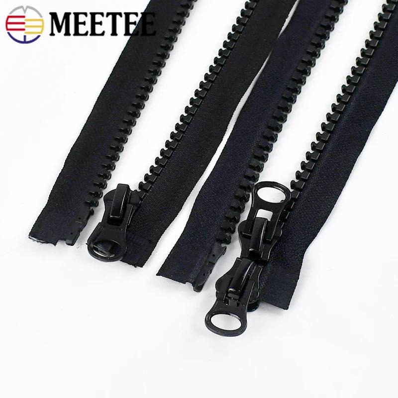 8# 60-500cm Harz Reißverschluss Doppel Schieber Reißverschlüsse Offenes Ende Langer Reißverschluss Zum Nähen Daunenjacke Zelt Bekleidung Reparaturset DIY Zubehör