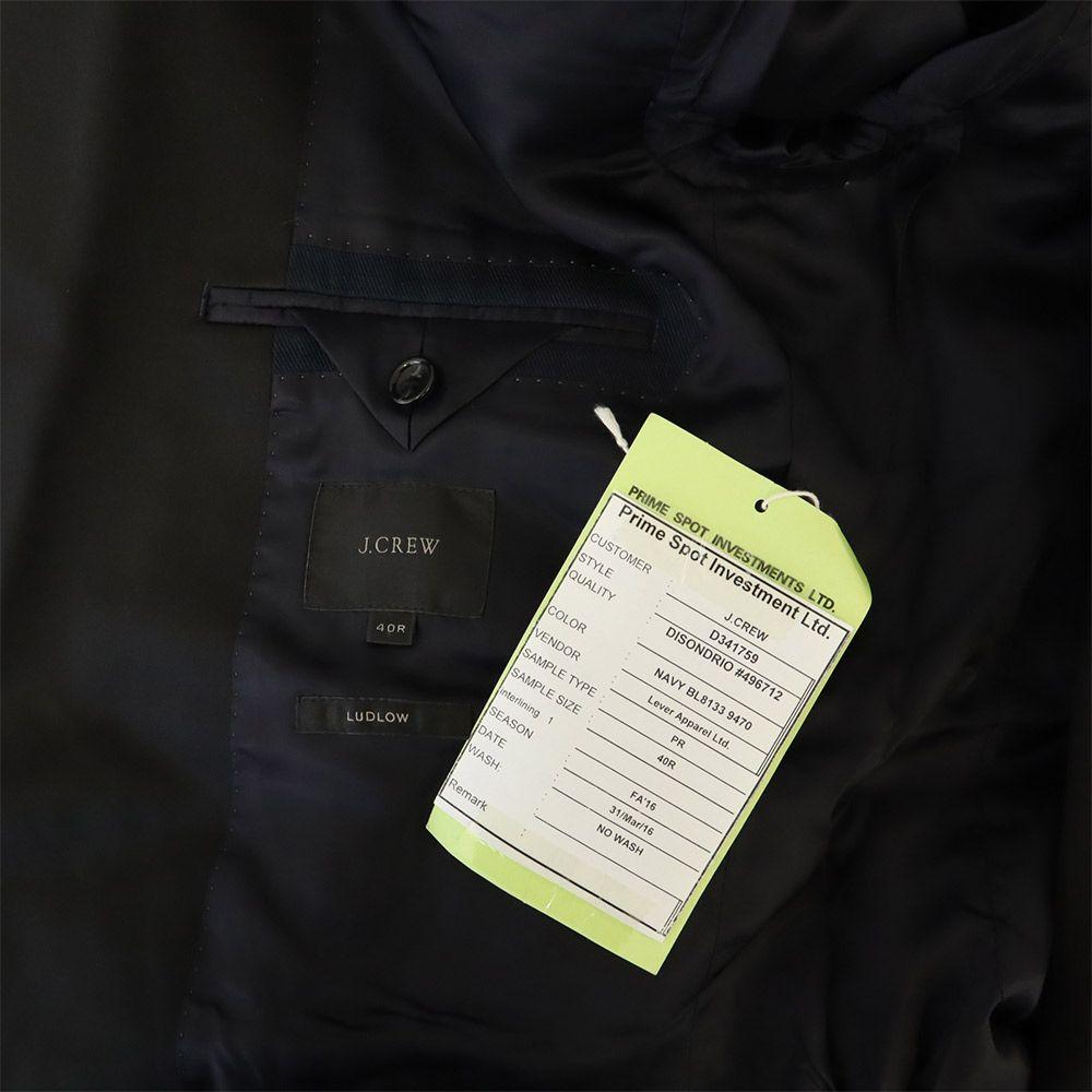 Unused J.CREW Tailored Jacket 40R Navy Men's Used