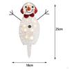 Christmas Snowman Light Lamp Ornament for Holiday Party Lawn Decoration