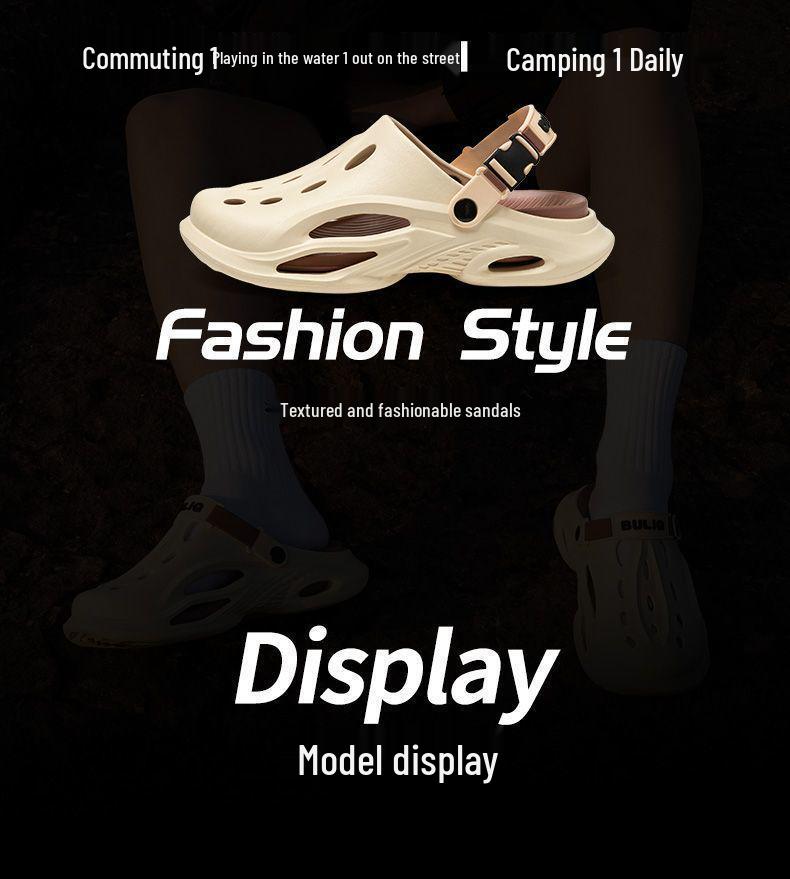 Men's High-End Non-Slip Outdoor Sandals with Thick Sole