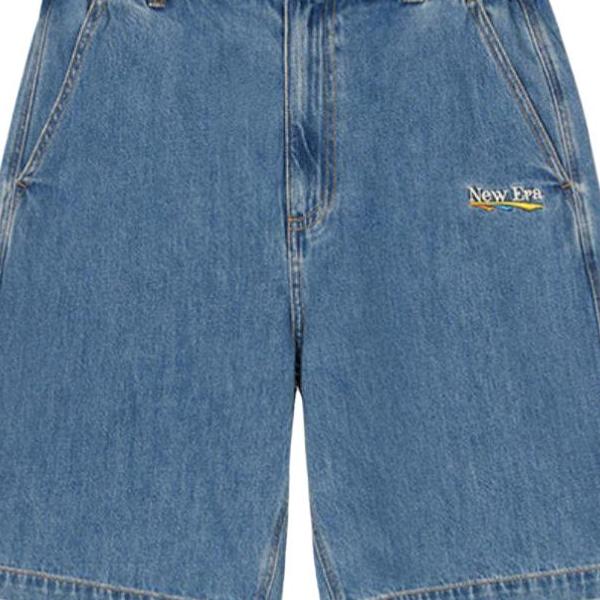 New Era Loose Comfortable Trendy Design Simple Versatile Denim Shorts Unisex Shorts 14905108