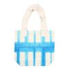 Tie-Dye Cotton Bag Sky Blue Blocks 8oz 38x42x12cm