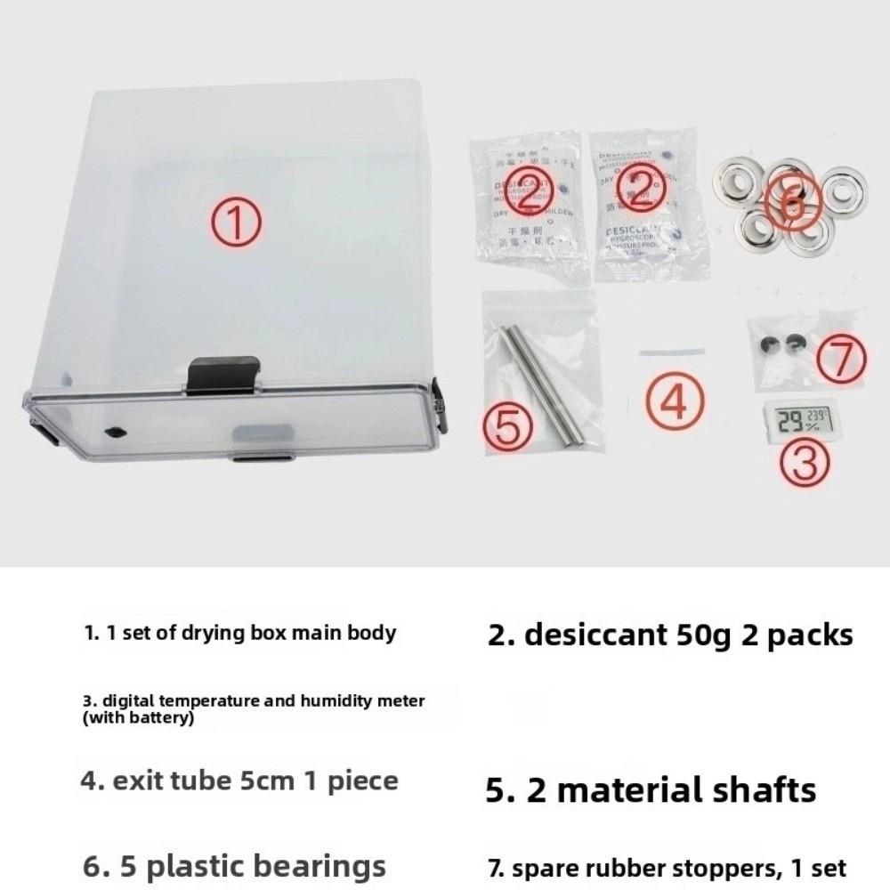 Moisture-Proof Filament Drying Box 3D Printer Material Box Holder New Storage Box  For All FDM