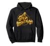 Gorilla Weightlifting Gold Beast Bodybuilding Gym Fitness Hoodie