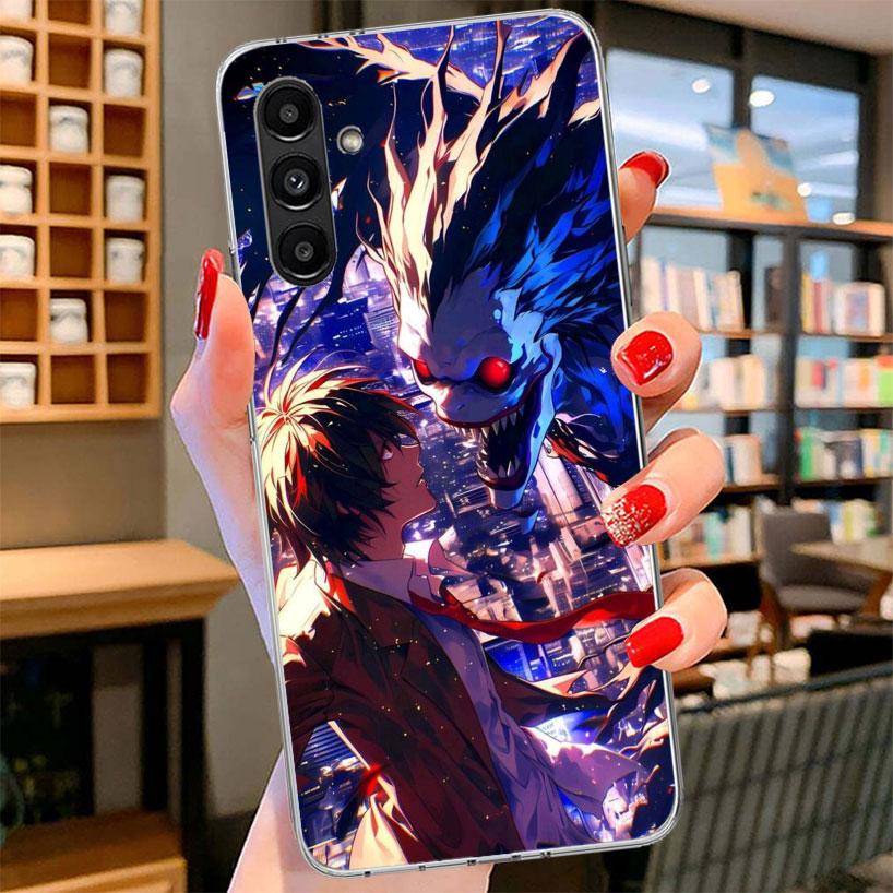 N-Note D-Death Anime Ryuk Phone Case For Samsung Galaxy A17 A37 A57 A16 A26 A36 A56 A15 A25 A35 A55 A14 A24 A34 A54 A13 A23 A33