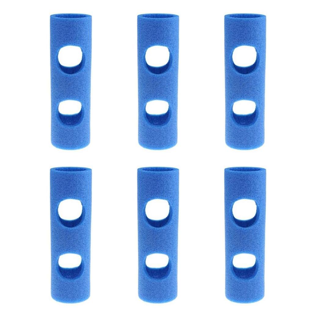 6Pcs Pool Noodles Connector with 2 Hole Noodles Builder Connection Joint Swimming Poles Connector 30cm Length Enduring