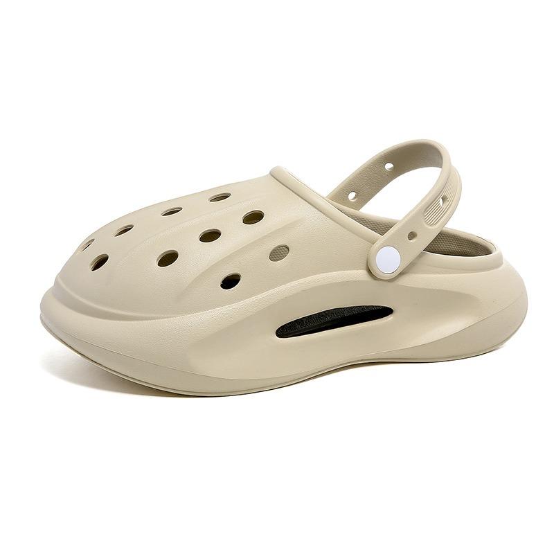 Summer New Couple Hole Shoes Wear Non-slip Thick-soled Casual Bag Head Beach Shoes