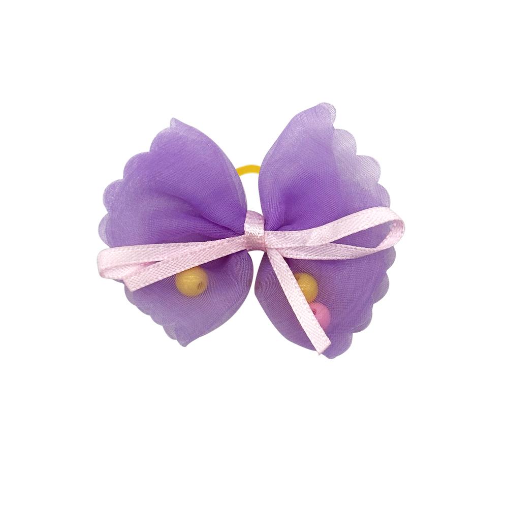 50/100pcs Cute Pet Dog Cat Hair Bows for Dog Wedding Party Holiday Daily Accessories Pet Grooming Bows with Rubber Bands