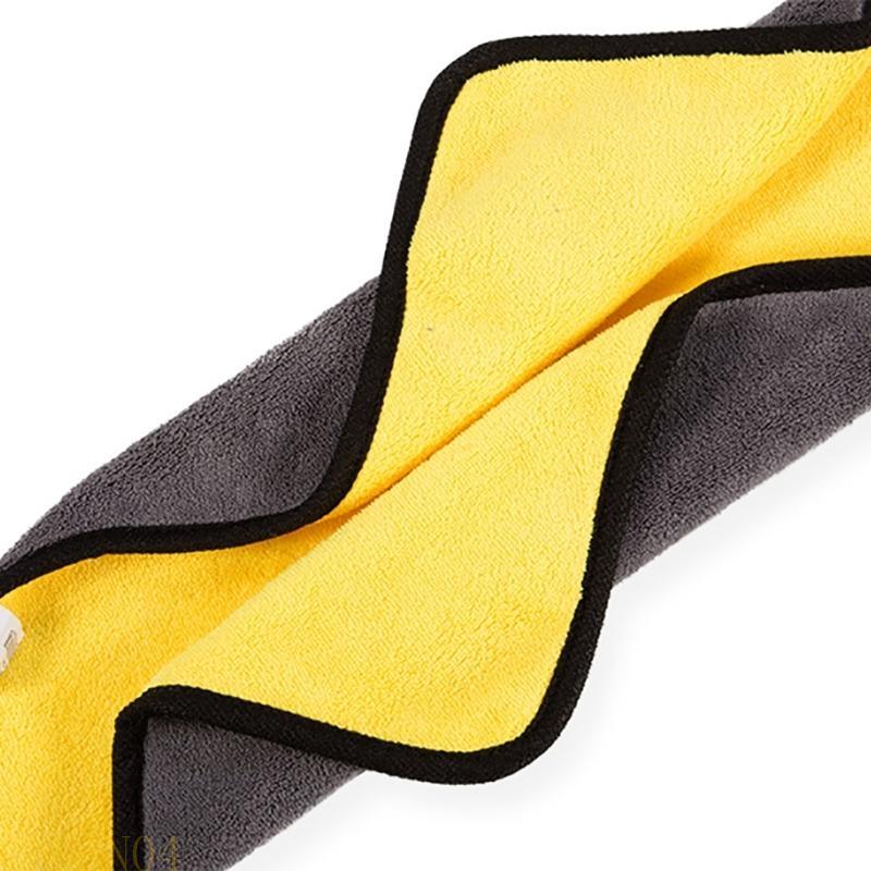 A1A2 Outdoor Sports Wipe Hands Towel Microfiber Fishing Towel with Clips Thickened Cleaning Towel Fishing Accessories