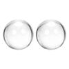 Uxcell Acrylic Contact Juggling Balls with Ball Bag, 50mm Diameter, 120mm X 140mm, Clear, Pack of 2