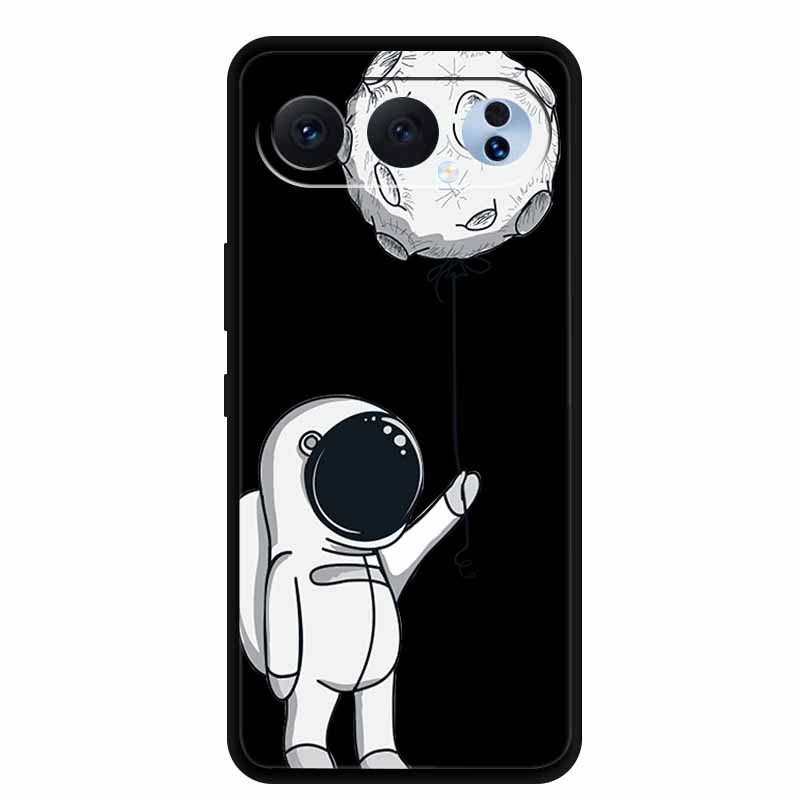Black Silicone Case For Honor 500 Pro 5G Cases 6.55" Cartoon Animals Soft TPU Back Cover For Honor 500Pro 2025 Case Coque Fundas