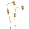 Green At Bottom Painted Signals With LEDs Yellow In Middle