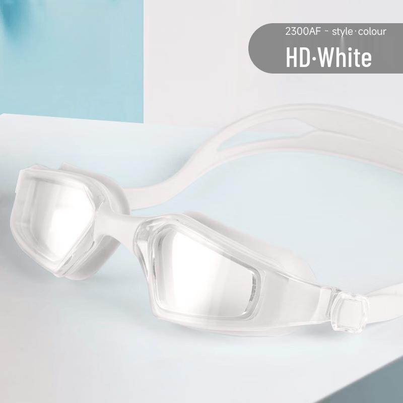 Unisex Anti-Fog Flat Lens Swimming Goggles