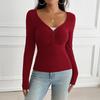 Women S Y2k Versatile Long Sleeve T Shirt Inner Wear