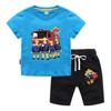 2026 Summer New Children's Cartoon Fireman Sam Printed T-Shirt