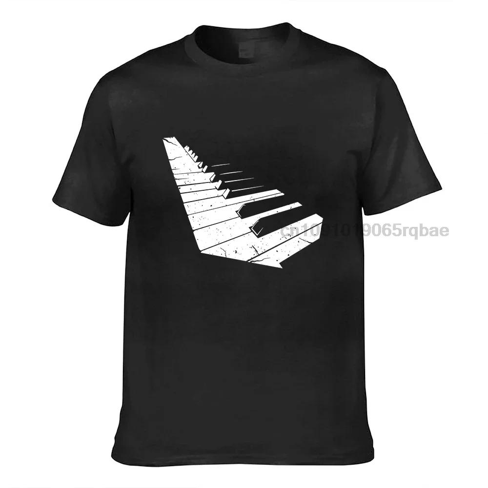 Keyboard Pianist Funny Musician Piano Music Gift Tshirt Cotton T Shirts For Unisex Casual Tops Tees Brand New