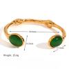 Oval Open Irregular Bracelet for Women, A Unique and Niche Wrist Accessory, Versatile Commuting Fashion Jewelry Accessory.