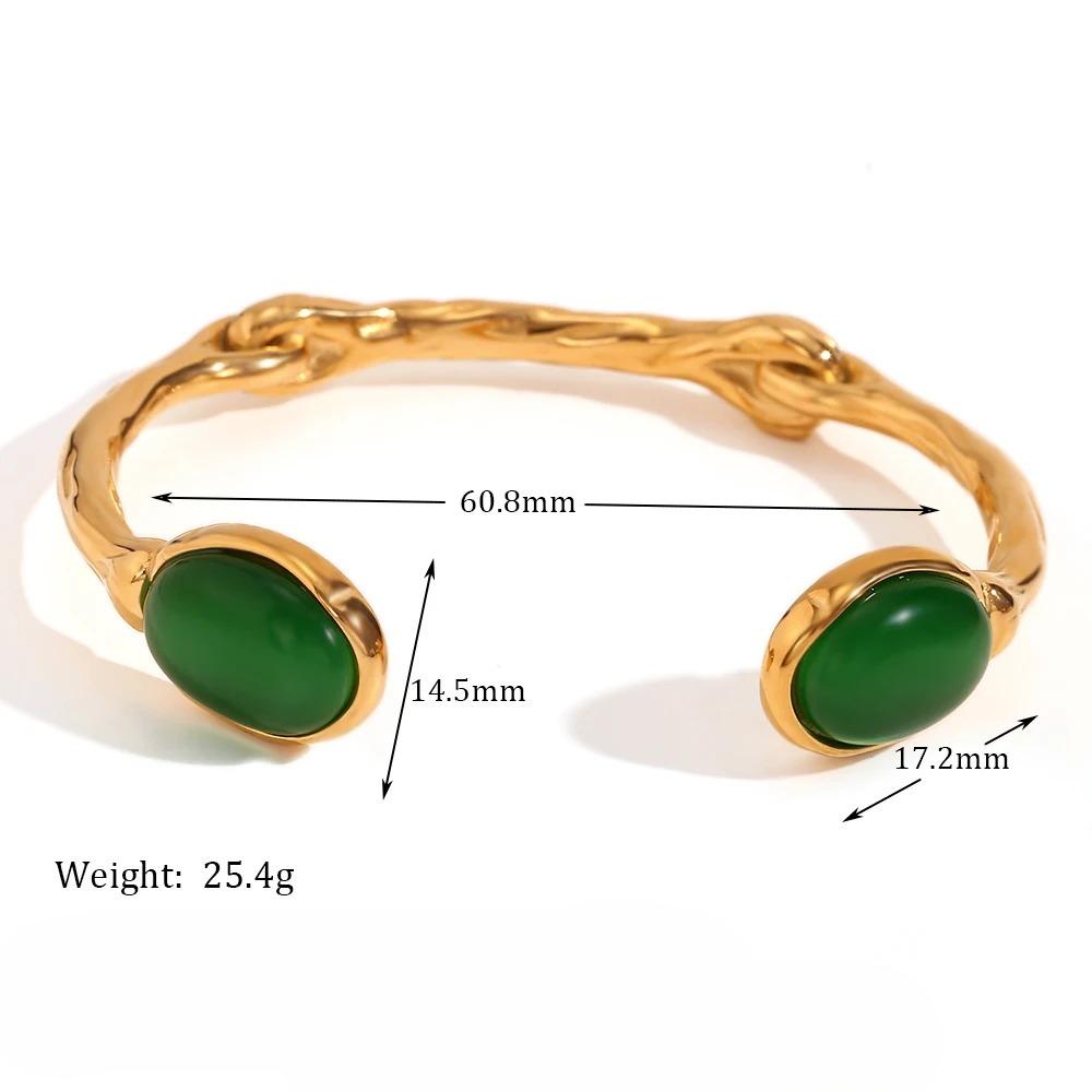 Oval Open Irregular Bracelet for Women, A Unique and Niche Wrist Accessory, Versatile Commuting Fashion Jewelry Accessory.