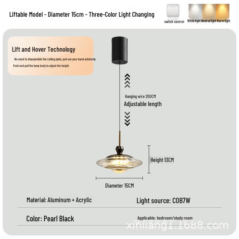 Modern Minimalist Eye-Protecting Pendant Light for Entrances, Restaurants, and Bedrooms