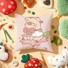 Cute Cartoon lulu pig Cushion Cover Plush Fabric Soft DoubleSided Printed Sofa Warm Winter Home Gift Pillow Cover