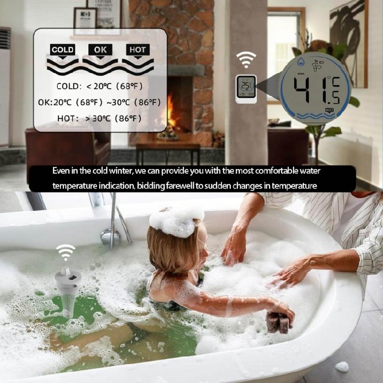 Termómetros Digitales con Múltiples Sensores y Rangos de Temperatura Extremos para la Monitorización del Agua de Piscinas y Spas Sondas Flotantes Inalámbricas