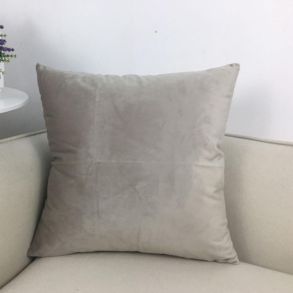 Velvet Soft Decorative Square Pillow Covers Cushion Case for Sofa Bedroom60x60cm