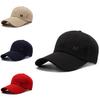 Casual Baseball Cap For Men Cotton Blend Sunshade Hat With Breathable Design For Summer Outings