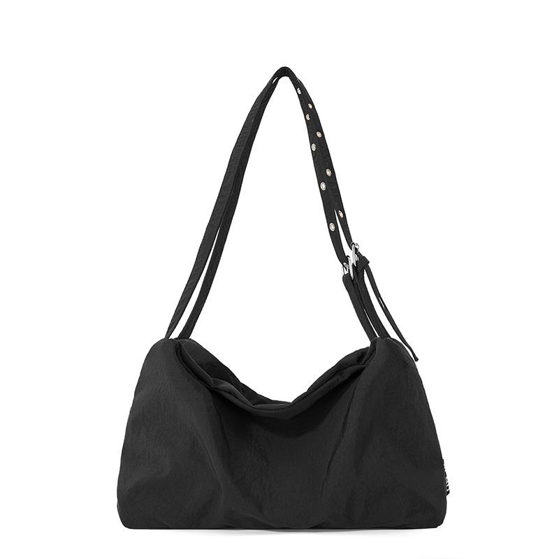 Water-Repellent Women's Minimalist Nylon Shoulder Bag