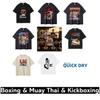 T-shirt Ippo Cartoon Animation MMA Boxing Muay Thai Kickboxing Print 3D Training Sport Unisex Short Sleeve Fitness Gym Workout