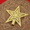 In Stock: Electroplated Five-Pointed Star Christmas Tree Topper Decoration
