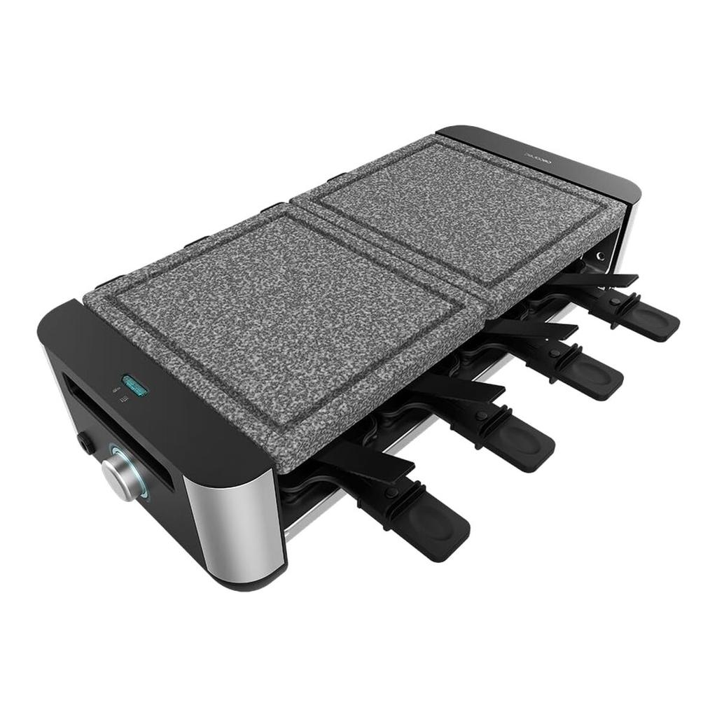 Cecotec cheese&grill 16000 inox allstone electric raclette grill 1400 W Black/Silver