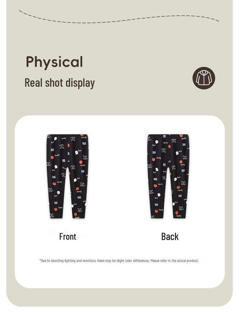 25 New Autumn Girls' Leggings: European & American Style Cute Print Long Pants for Kids